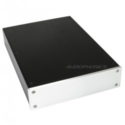 DIY Box / Case 100% Aluminium with IEC inlet 306x215x55mm