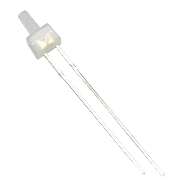 White LED 2mm 400 MCD (x10)