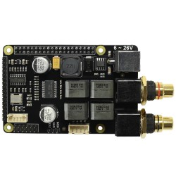 AUDIOPHONICS I-SABRE AMP DAC ES9023 / Class D Amplifier 2x30W TPA3118 for Raspberry Pi