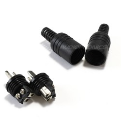 DIN Speakers plug Male Ø 6mm (Pair)
