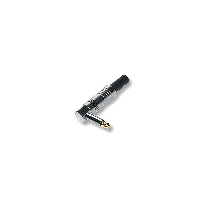 Hicon J63MA01 Connecteur Jack 6.3mm mono coudé 90° Ø7mm