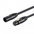 Cable XLR female - XLR male Copper Gold plated 24K 0.5m