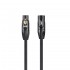 Cable XLR female - XLR male Copper Gold plated 24K 45cm