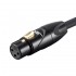 Cable XLR female - XLR male Copper Gold plated 24K 45cm