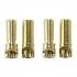 High Intensity PK Plugs Male / Female Gold Plated Ø3.5mm (Pair)