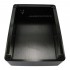 100% Aluminium DIY Box / Case round corners 320x240x90mm Black
