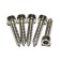 Vis à bois TCHC tête cylindrique plaqué Argent BTR 3.5x16mm (x10)