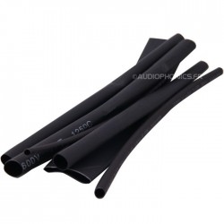 Pack x7 Heat-shrink tubing 3:1 Ø3.2-15.7mm Black (500mm)