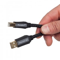 PANGEA Premier SE Câble USB-A Male/USB-B Male 2.0 Cardas Copper plaqué Or 1.5m