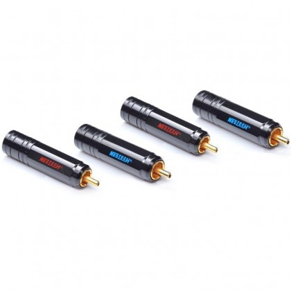 NEOTECH DG-201 Connecteurs RCA pin central OFC Ø 10.6mm (Set x4)