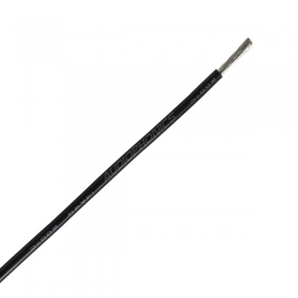 Mono-conductor silicon cable 2.5 mm² (black)