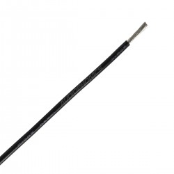 Câble Mono-conducteur multibrin silicone 1.27 mm² (noir)