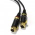 AUDIOPHONICS VIABLUE MOGAMI Jack 6.35mm to Dual XLR-F 1.5m Cable