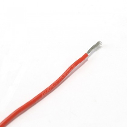 Mono-conductor silicon cable 0.5 mm² (red)