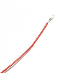 Fil de câblage multibrins silicone 22AWG 0.33mm² (Rouge)