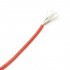 Fil de câblage multibrins silicone 22AWG 0.33mm² (Rouge)