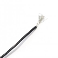 Mono-conductor silicon cable 2.5 mm² (black)