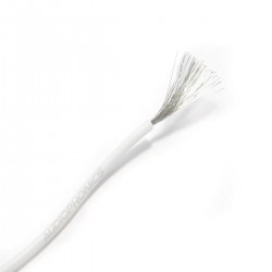 Mono-conductor silicon cable 0.33 mm² (white)