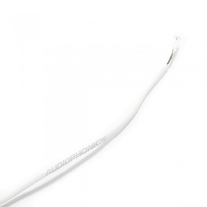 Câble Mono-conducteur multibrin silicone 0.33 mm² (blanc)