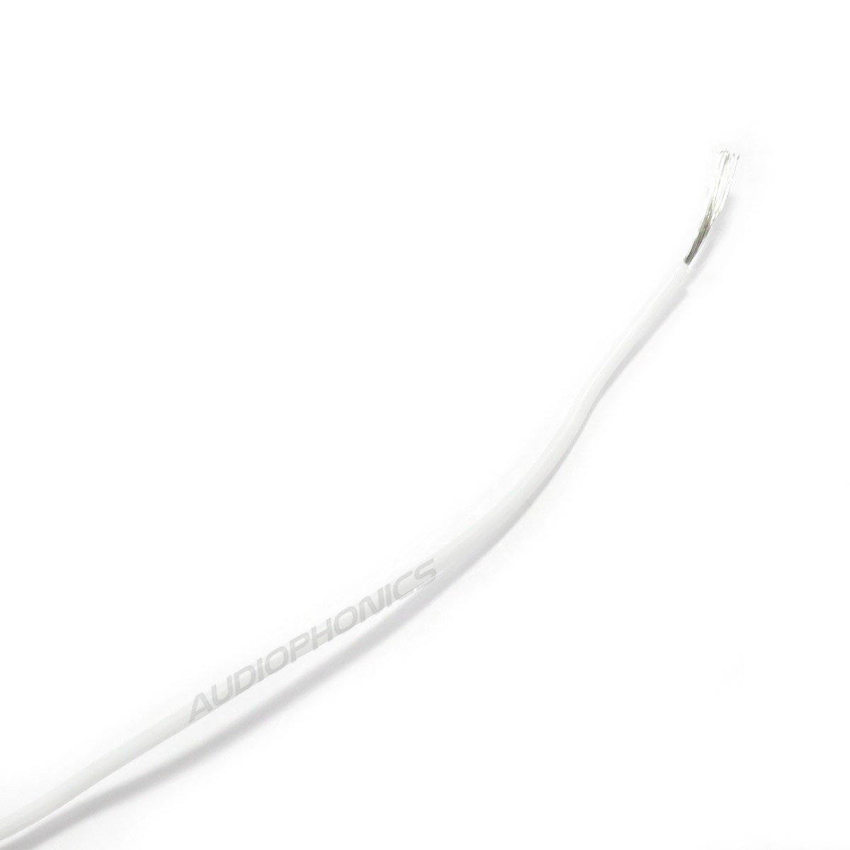 Fil de câblage multibrins silicone 22AWG 0.33mm² (Blanc)