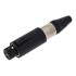 NEUTRIK NC3FM-C 3 Way Unisex XLR Connector Ø8mm (Unit)