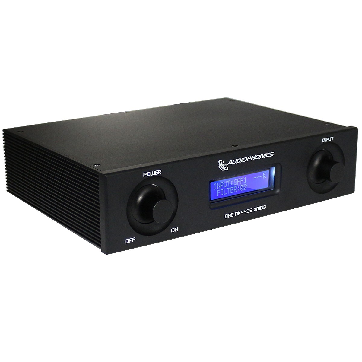 AUDIOPHONICS DAC AK4495SEQ 32bit 192kHz Asynchronous USB XMOS Black