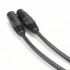 AUDIOPHONICS NEUTRIK CANARE 4 Pin ACSS / XLR Cable Male / Female 2m (Pair)