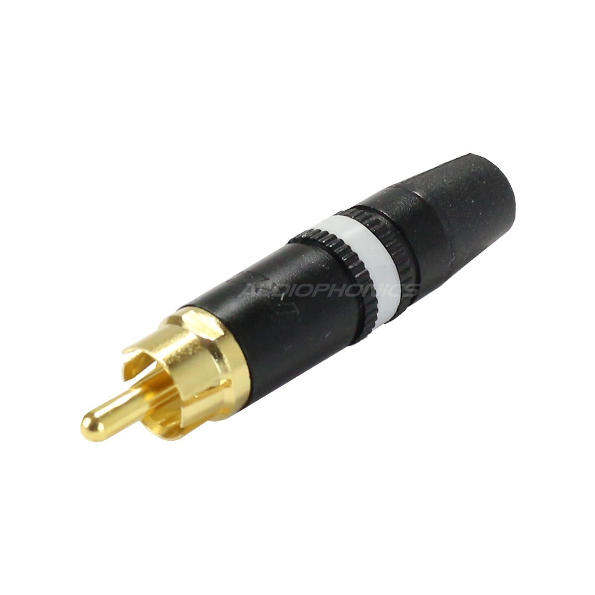 Rean NYS367-2 Gold Plated RCA/Phone Chassis Mount Socket - Red