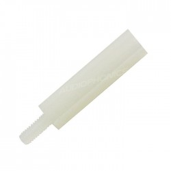 Entretoise Nylon M3x10mm pas de vis (x10)