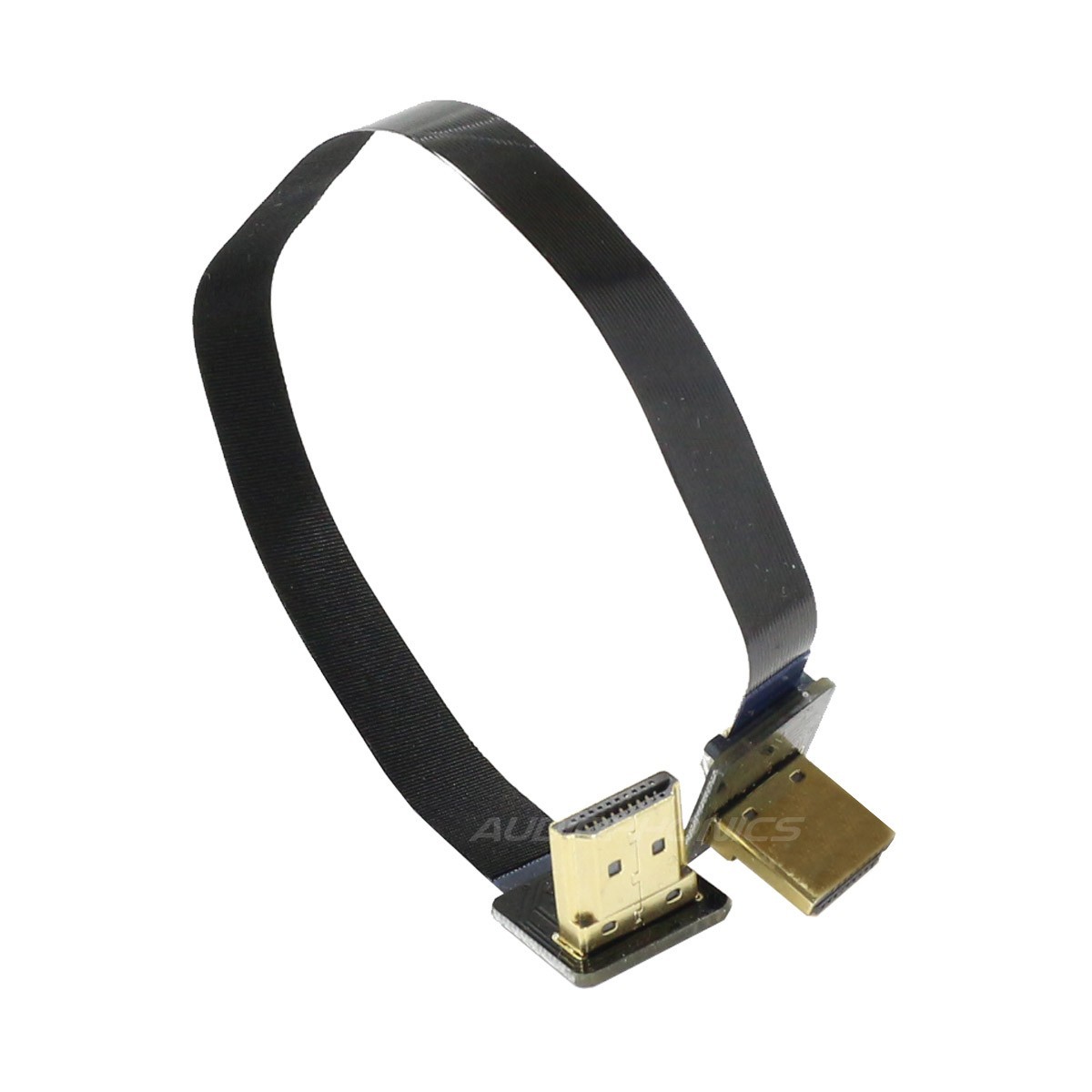 HDMI-A Ribbon Cable Male / Male Angled 90° 20cm