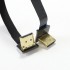 HDMI-A Ribbon Cable Male / Male Angled 90° 20cm