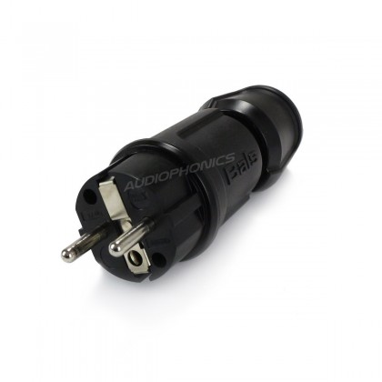 BALS Schuko Connector 250V 16A Ø 15mm Black 