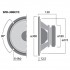 MONACOIR SPH-300CTC Speaker Driver Subwoofer Dual Coil 2x150W 2x8 Ohm 92dB