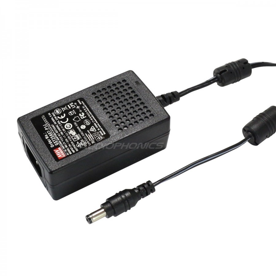 Alimentatore Universale 7.5V 1A DC 5.5x2.1mm, 100-240V AC, Nero, 7.5W