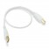 USB-A Male / USB-B Male 2.0 Cable Gold Plated Connectors 0.45m White