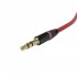 Câble de modulation Jack 3.5mm vers Jack 3.5mm 3 pôles Rouge 15cm