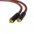 AUDIOPHONICS Interconnect UP-OCC Copper Gold Plated RCA Cables 0.30m (Pair)