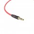 Câble de modulation Jack 3.5mm vers Jack 3.5mm Coudé 4 pôles Rouge 30cm