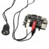 Panel Mount USB-A Male / RCA Male to USB-A Female / Jack 3.5mm Female 1m