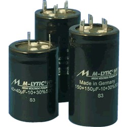 MUNDORF MLYTIC HV Capacitor 500V 32 + 32μF