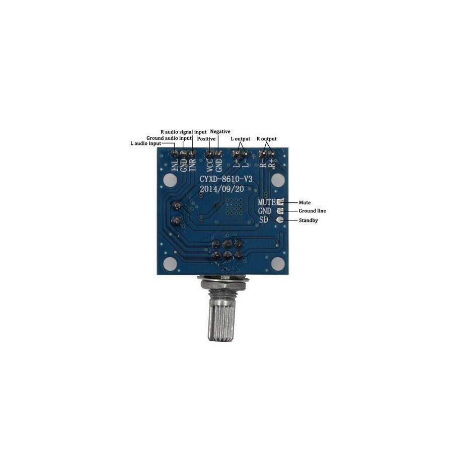 Alimentation à Découpage Stabilisé 3V / 4.5V / 5V / 6V / 7.5V / 9V / 12V 1A  - Audiophonics