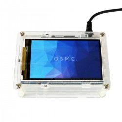 Raspberry Pi 3 Hi-Res Screen 800x400px 3.5" with Transparent Acrylic Case