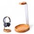 AVANTREE TR902 Headphone Stand Bamboo & Aluminium Honey