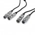 AUDIOPHONICS Argos8-XLR DM Câble de modulation Argent Pur PTFE Oyaide Focus 2.5m