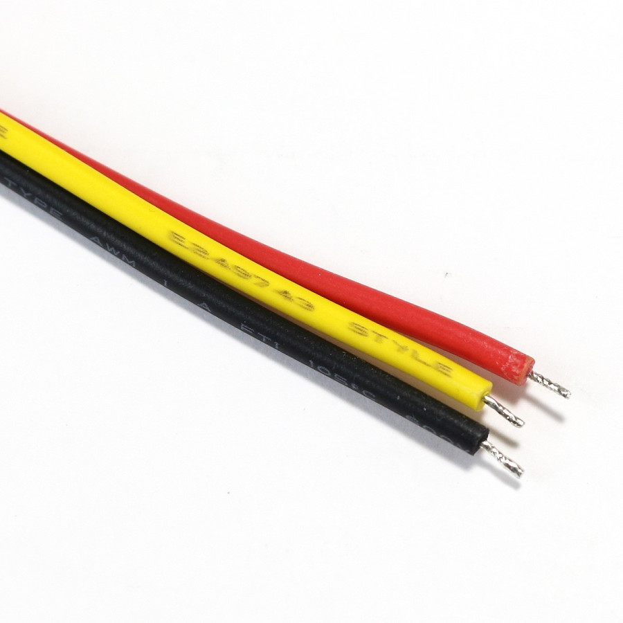 Câble D'Alimentation DC6330 6,3x3,0 Mm - Prise Mâle Vers Fils Nus - 30 Cm - Pour Alimentation PC, Adaptateurs - 120W Max