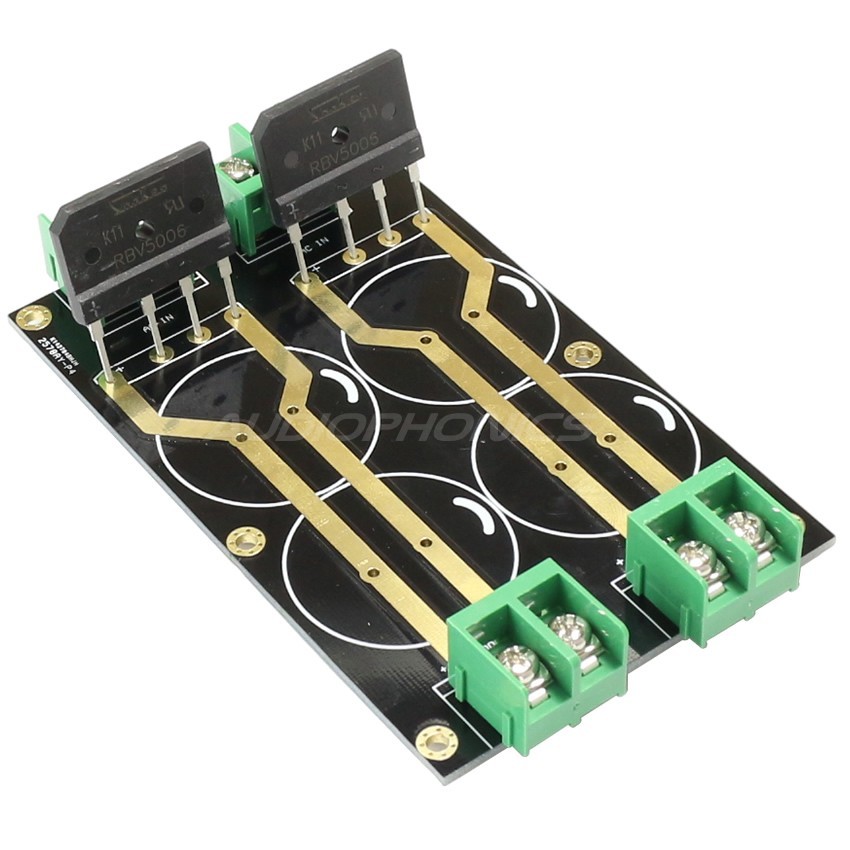 Linear Power Supply circuit board 4 35mm Snap in gold plated