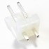 Connecteur Embase CH 3.96mm Mâle 2 Voies Blanc (Unité)