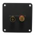 JANTZEN AUDIO Aluminum end plate with terminal gold plated blocks