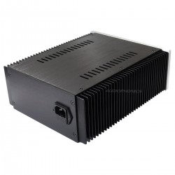 DIY Box / Case 100% Aluminium with heatsink 257x211x90mm