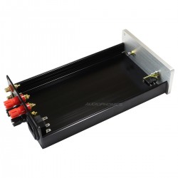 Power Amplifier DIY Case Aluminium 154x60x261mm Black / Silver
